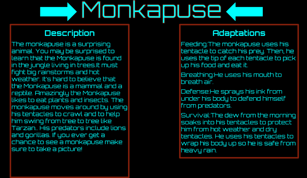 animal research project google slides